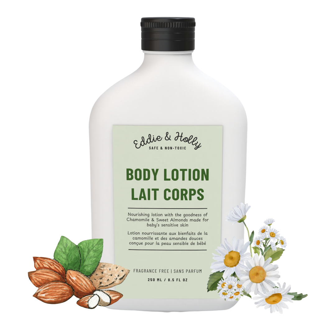 Baby Body Lotion | French Chamomile & Sweet Almonds | Fragrance Free