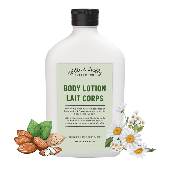 Baby Body Lotion | French Chamomile & Sweet Almonds | Fragrance Free